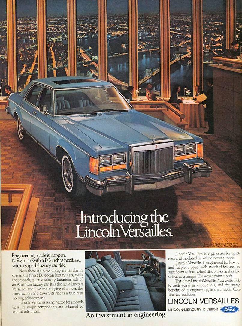 1977 Lincoln Auto Advertising